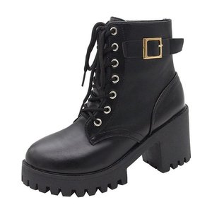 <span class=keywords><strong>Botas</strong></span> de Plataforma para Mujer, con Cordones, Estilo Punk Rock, Tacón Alto, <span class=keywords><strong>Botas</strong></span> de Motociclista, <span class=keywords><strong>Botas</strong></span> Romanas para Mujer - Product Image 6