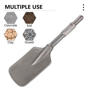 Customized China Manufacturer Steel Hex Shank 30*410mm Hammer Air Pneumatic Carving Masonry Clay <strong>Spade</strong> <strong>Chisel</strong> for Hard Rock - Product Image 1