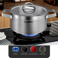 Ustensile de cuisine à induction en acier inoxydable, OEM, casseroles de cuisine, poêle en aluminium