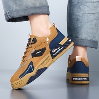 Nouveautés Chaussures décontractées polyvalentes et tendance à lacets, semelles épaisses antidérapantes, durables, respirantes et résistantes à l'usure
