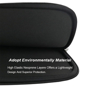 Funda para portátil, funda de neopreno duradera a prueba de golpes de 15,6 pulgadas con puerto de carga, bolsillo con cremallera suave para Dell HP para Acer Notebook - Product Image 2