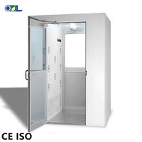 Douche à air pour marchandises avec capteur automatique, dimension personnalisée, matériau SS304, conforme à la norme ISO14644