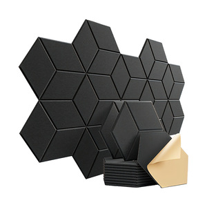 Suministro transfronterizo de paneles hexagonales autoacústicos de fibra de poliéster, insonorizantes y fonoabsorbentes - Product Image 4