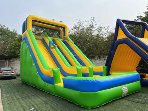 Structure gonflable commerciale combinée toboggan aquatique et château rebondissant, matériel de <span class=keywords><strong>location</strong></span> en gros - Product Image 4