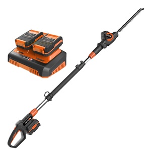 garden tools manufacturers professional battery cordless long pole telescopic hedge trimmers