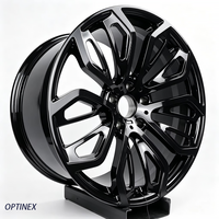 Jantes forgées sur mesure noir brillant 17 18 19 20 21 22 pouces 5x112 5x114.3 5x120 5x127 5x130 pour berlines de luxe BMW Audi EV Tesla