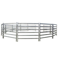 Clôtures de cheval vert de bétail en métal faciles à assembler panneau de corral de haute qualité galvanisé cour de bétail soudée à revêtement électrique