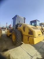 Compacteur vibratoire à tambour unique Caterpillar CS76 de 17 tonnes d'occasion, moteur d'origine en excellent état, à vendre