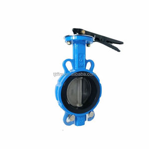 Wafer, Lug, hướng dẫn sử dụng, điện, đòn bẩy hoạt động, PTFE, pfa lót, thép không gỉ (cf8), 8-inch PN10 Van bướm. - Product Image 4