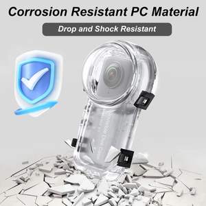 KAMPHO-Estuche Invisible para Fotografía, Carcasa Protectora Sellada para Cámara Insta 360 One <span class=keywords><strong>X3</strong></span> <span class=keywords><strong>Insta360</strong></span> <span class=keywords><strong>X3</strong></span>, 50m, Bajo el Agua - Product Image 4