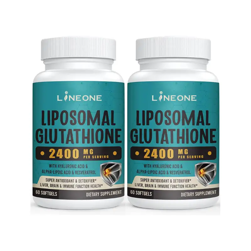 Liposomale Softgels Max Absorptie Actieve Vorm L-Glutathion Gereduceerd (Gsh) Met Hyaluronzuur Resveratrol Master