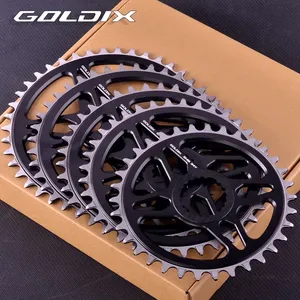 Plato de <span class=keywords><strong>Cadena</strong></span> de Bicicleta GOLDIX, Plato Ancho y Estrecho, Apto para Shi Deo XT M7100 <span class=keywords><strong>M8100</strong></span> M9100 10S 11S12S, Juego de Bielas para Bicicleta de Montaña - Product Image 2