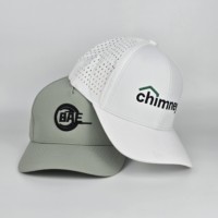 Chapeau Bob Hydrophobe Haut de Gamme Sur Mesure avec 6 Panneaux et Trous d'Aération, en Spandex, à Bord Plat et à Bord Sandwich, Idéal pour la Course à Pied