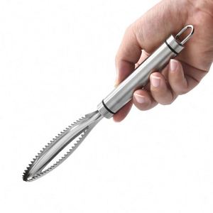 New Kitchen Accessories Home Fish Skin Scraping Peeler Machine Stainless Steel Fish Scales Remover Cleaning Tool - Product Image 5