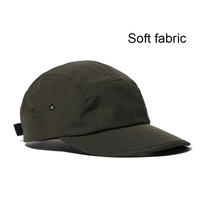Casquette de baseball 5 panneaux en nylon, design moderne, luxe, sportive, séchage rapide, unisexe, sport, décontractée, formelle, quatre saisons, adulte