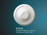 PARFAIT B3029 Médaillon de plafond en PU de style européen-Léger Durable Écologique pour la conception intérieure d'un hôtel Installation facile
