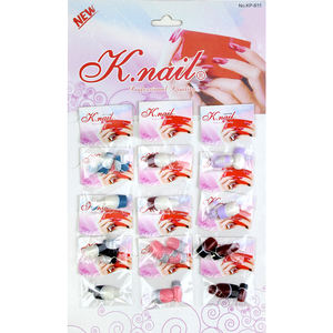 G.12แพ็คพิมพ์สีภาษาฝรั่งเศสคำเล็บเต็มเล็บ - Product Image 2