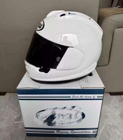 Casque de moto intégral BRAD adapté aux casques Arai Rx7x, blanc brillant, pour hommes et femmes, quatre saisons, accessoires universels pour motards