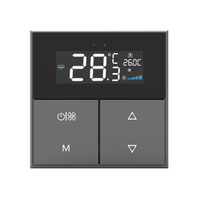 Panneau de commande intelligent KNX/EIB, ultra-fin 8 mm, gravé CNC, détection de proximité, 8 touches, interrupteur mural en métal KNX, bouton-poussoir