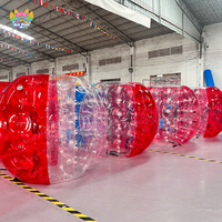 Ballon gonflable AirFunPro en bâche PVC, ballon de football à bulles humaines, ballon Zorb pour enfants et adultes, 1,2 m/1,5 m/1,8 m