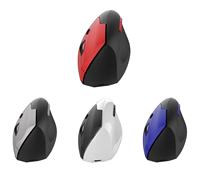 Mouse vertikal ergonomis tangan kanan baterai bawaan, kustomisasi jumlah kecil cepat isi ulang