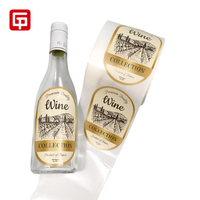 Impresión de Etiquetas Personalizadas para Cerveza, Whisky, Brandy, Vino, Bebidas y Jugos, Etiqueta con Logotipo de Marca en Relieve, Etiqueta Adhesiva para Botellas de Vino, Etiqueta de Embalaje para Vino