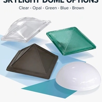 Vente directe d'usine - Dôme de lumière industrielle en polycarbonate double couche - Écologique et durable pour une utilisation en atelier