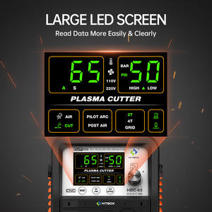 Cortador <span class=keywords><strong>de</strong></span> <span class=keywords><strong>plasma</strong></span> <span class=keywords><strong>de</strong></span> 65 amperios HBC65 <span class=keywords><strong>HITBOX</strong></span> con arco piloto no táctil no HF 110V/220V Inversor IGBT <span class=keywords><strong>de</strong></span> doble voltaje 1/2 "Corte limpio - Product Image 4
