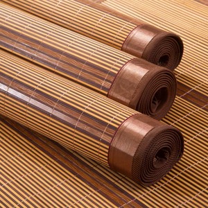 Bamboo Cooling Mat 1.35m Double-Sided Folding Home Use Summer <b>Bed</b> Protection <b>Pad</b> - Product Image 1
