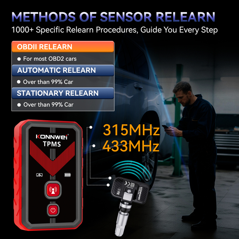 Universal Car Tpms Sensor Tool Konnwei
