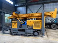 CNSW680C Foreuse hydraulique sur chenilles en acier de 680 m de profondeur avec moteur diesel Cummins et pompe à boue, vitesse de forage rapide