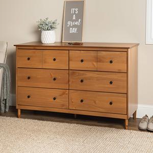 High stability 6 drawers dining room living room nordic walnut chest of drawers cabinet