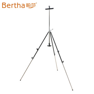 Art <b>Easel</b> Triangular Telescopic Metal Stand For Sketching And Decorative Art Aluminum Alloy Floor Mount HZ8105 - Product Image 5