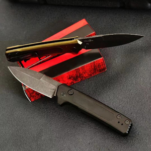 Couteau pliant FB212 N690 à pointe tombante, lame droite 20,8 cm, pour camping en extérieur, lame 5CR13MOV, manche en alliage d'aluminium + G10, OEM - Product Image 3
