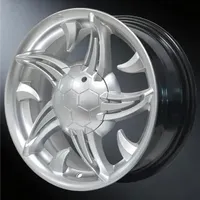 Vorgin Nouvelle Vente Chaude Stock Pièces Auto OEM Jantes en Alliage Pièces Auto Argent 14 15 Pouces 4*100/114.3 Moyeu de Roue Adapté pour VTT Voiture