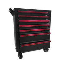 Série de bancs d'atelier en acier et bois GATmatic de 72 pouces, armoires de rangement de garage personnalisables OEM avec 7 tiroirs, ensemble de chariot à outils