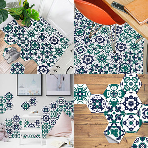 Adesivi da parete in mattoni di fiori impermeabili resistenti all'usura <span class=keywords><strong>piastrelle</strong></span> in ceramica <span class=keywords><strong>per</strong></span> soggiorno in <span class=keywords><strong>PVC</strong></span> <span class=keywords><strong>per</strong></span> uso centro commerciale - Product Image 4