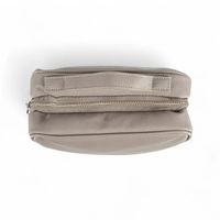Trousse de Toilette Personnalisée Royal Fair en Cuir PU à Double Fermeture Éclair avec Poignée, Pochette de Maquillage Résistante à l'Eau pour Voyage