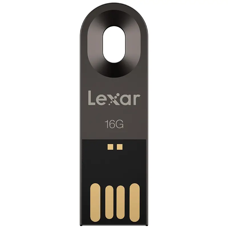 Lexar M25 USB 2.0แบบพกพาและบาง,หน่วยความจำขนาดเล็กกันน้ำเข้ารหัสระบบคอมพิวเตอร์ USB แฟลชไดรฟ์