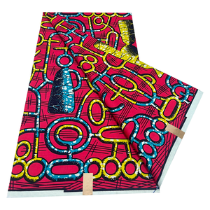 Superbe tissu <span class=keywords><strong>en</strong></span> organza peigné biologique imprimé batik, nouveau modèle, imprimé africain pour chemises de garçons et robes de mariage - Product Image 4