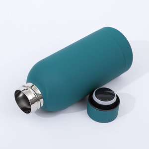 Botella de Agua Aislada Hydro Flask, Acero Inoxidable 304, Doble Pared, Aislamiento al Vacío, Deportiva, Azul Oscuro, 500 ml - Product Image 2