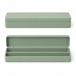 Boîte à crayons à coque rigide avec fermeture magnétique, étui à stylos, boîte de papeterie pour étudiants, logo personnalisé, vente en gros - Product Image 3