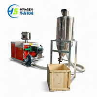 Machine de granulation et de recyclage de film PE refroidi par air avec découpeuse de façade SJ-75