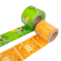 Étiquette de manchon rétractable à chaud en PET ou PVC pour canettes ou bouteilles de bière Film thermorétractable de stratification en plastique/emballage de film en rouleau