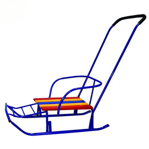 Traîneau à neige pour enfants personnalisé en gros direct d'usine traîneau en <span class=keywords><strong>bois</strong></span> pliable avec dossier plié en 5 secondes 110cm - Product Image 6