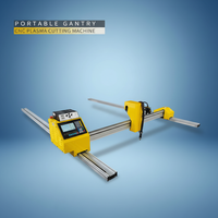 Machine de découpe plasma et flamme CNC portative à haute efficacité, modèle 1530, double torche, servomoteur, équipement de découpe de tôles d'acier