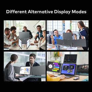 Vente Flash Direct Usine : Extension Triple Moniteur S980 pour Ordinateur Portable 15,3 Pouces, Écran Large IPS, Configuration USB-C Un Seul Câble - Product Image 2