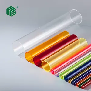 Clear heat resistant colored clear plastic acrylic PMMA pipes