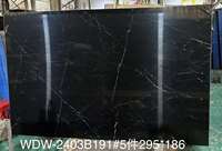 Usine chinoise, table basse en marbre noir mat, table basse en marbre Nero Marquina pour salon, design moderne
