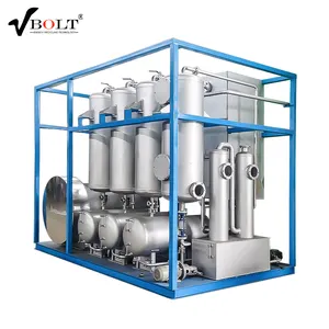Highest Euro 5 standard 1TPD Oil purifier machine Oil filtration diesel refinery diesel oil distiller